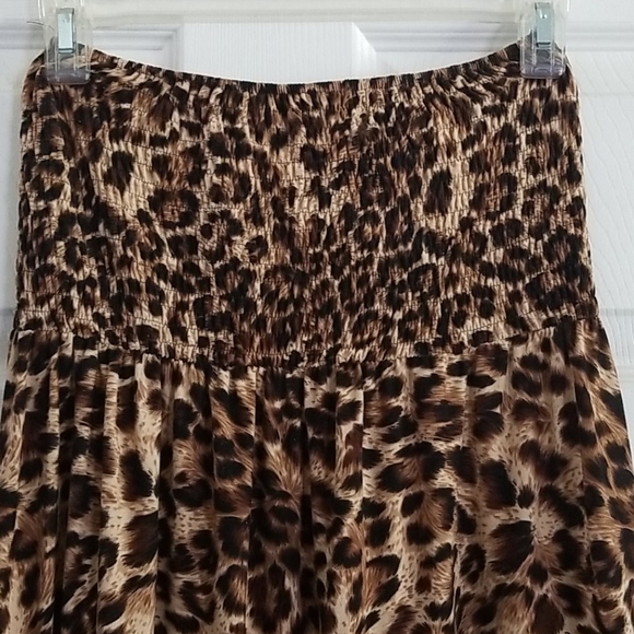 EUC Leopard Print Maxi Dress - Picture 2 of 4